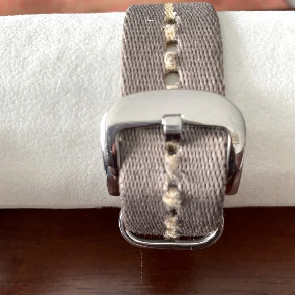 COPY - Shinola 20mm Taupe Stripe Nylon Strap - Picture 2 of 8